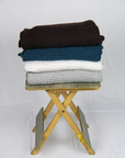 White linen waffle towels set - Linen Couture Boutique