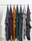 Set of linen waffle robes with towels - Linen Couture Boutique