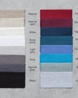 Deep Rose linen bed throw - Linen Couture