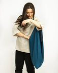 Lemon linen triangle bag - Linen Couture