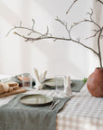 Light pink linen placemats set - Linen Couture