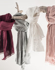 Linen scarf in Light Grey - Linen Couture
