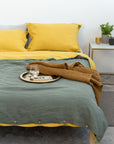 Linen Sham Pillowcase in Honey - Linen Couture