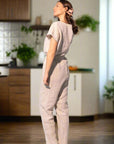Natural light linen / Natural Linen Pajama set / Linen loungewear / Linen sleepwear - Linen Couture