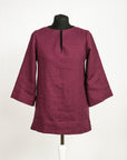 Natural Light linen oversize top - Linen Couture