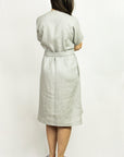 Natural Light linen wrap dress - Linen Couture