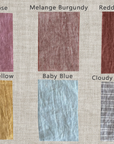 Deep Rose linen bed throw - Linen Couture Boutique