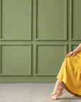 Taormina Honey Linen Crop Top and Midi Skirt Set - Linen Couture