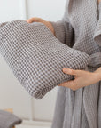 White linen waffle towels set - Linen Couture Boutique
