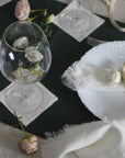 Set of softened linen coasters - Linen Couture