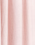Pale Pink linen curtain panel with rod pocket - Linen Couture Boutique