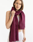 Pale Pink linen scarf - Linen Couture Boutique