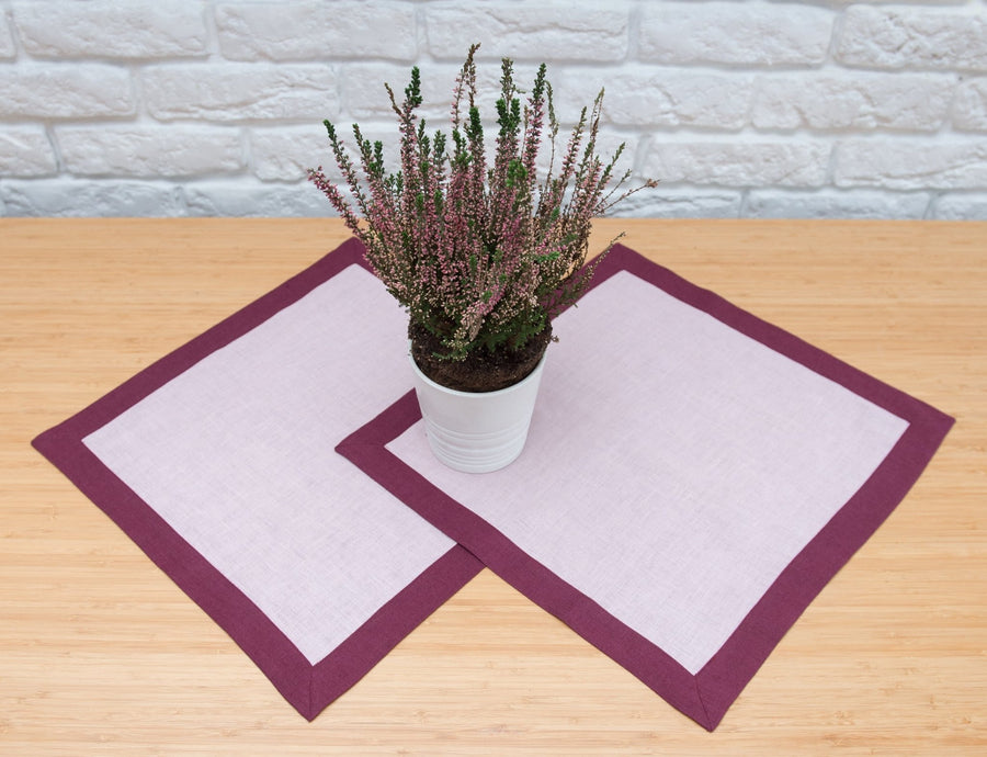 Double sided linen napkins - Linen Couture