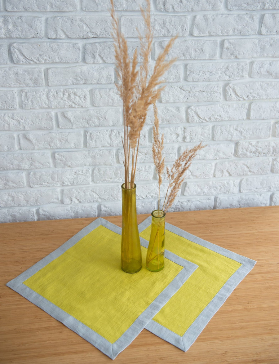 Double sided linen napkins - Linen Couture