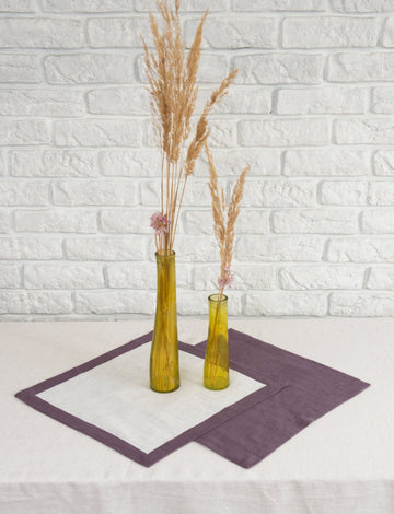 Double sided linen napkins - Linen Couture