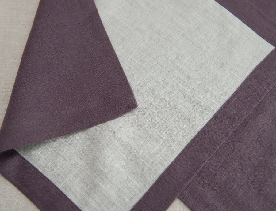 Double sided linen napkins - Linen Couture