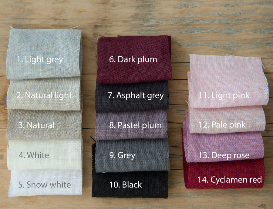 Light Grey Linen Sofa Slipcover – Handmade Custom Couch Cover, Washable Linen L-Shape Furniture Protector
