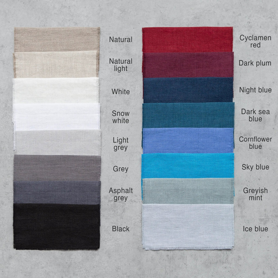 Light Grey linen napkins set - Linen Couture