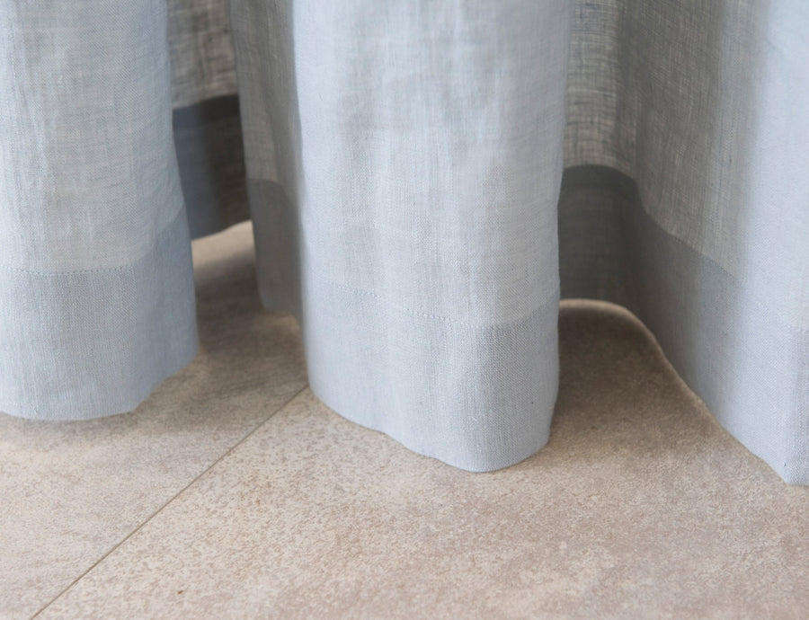 Linen curtain with multifunctional heading tape - Linen Couture