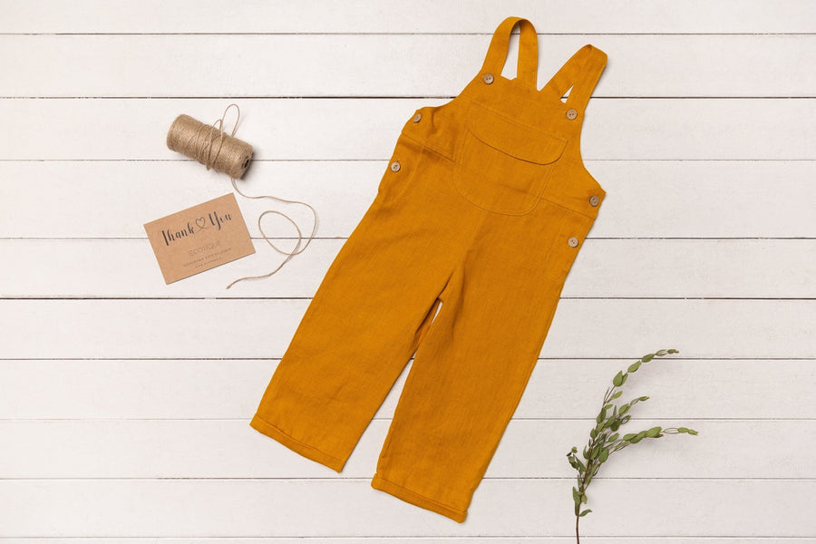 Linen Jumpsuit for Kids - Linen Couture