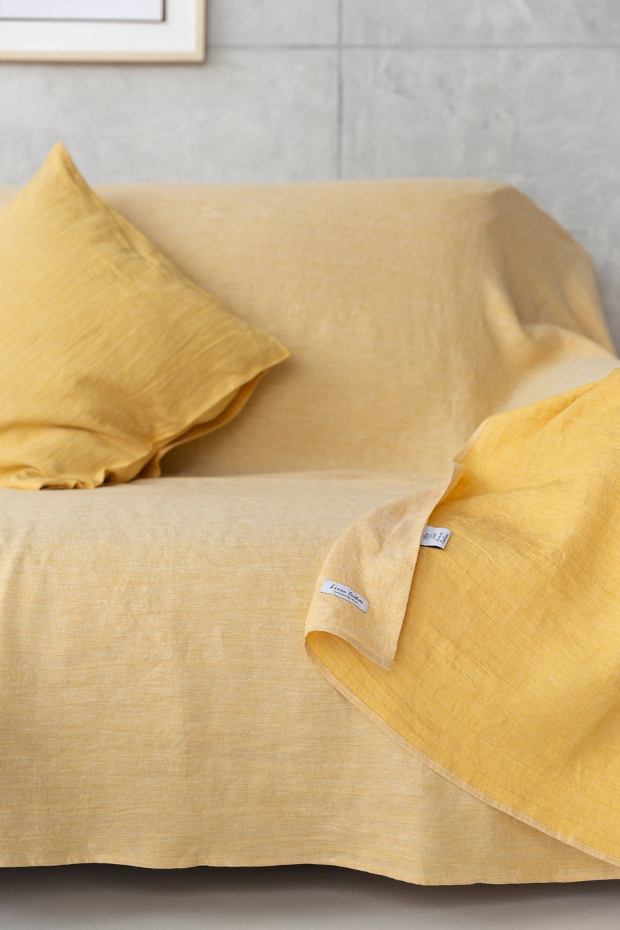 Linen pillow cases with envelope closure - Linen Couture