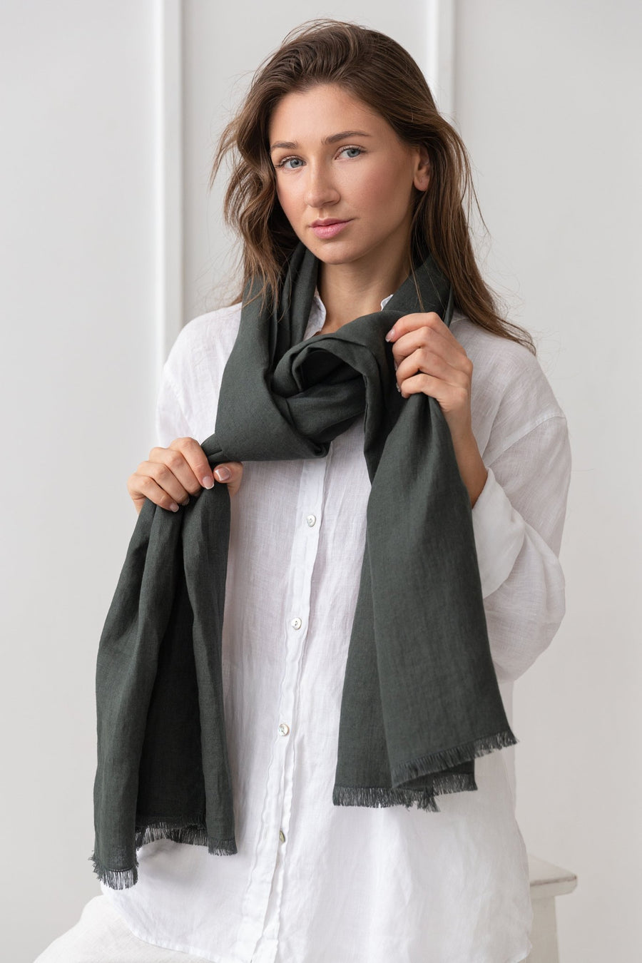 Linen scarves - Linen Couture