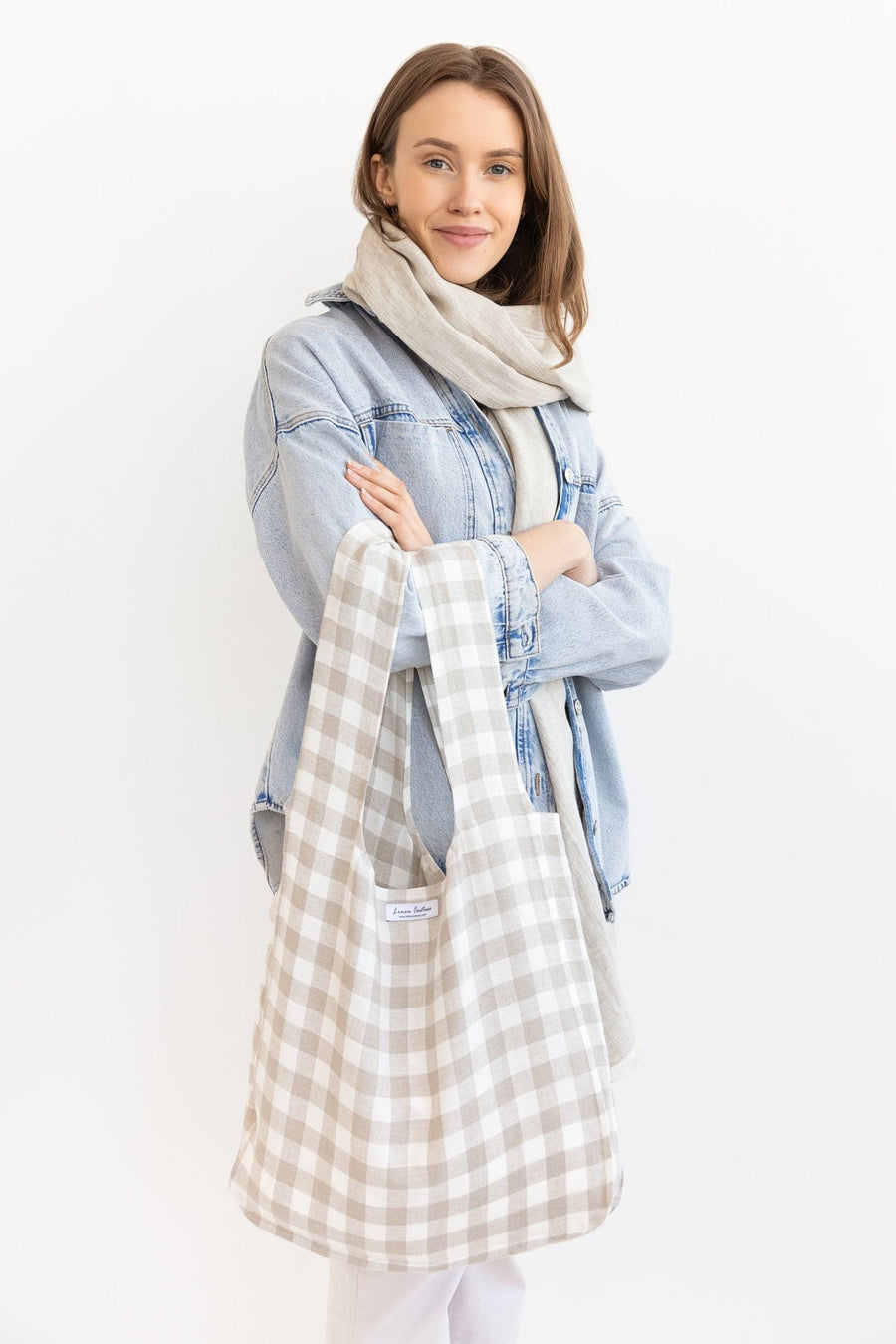 Natural Light linen scarf - Linen Couture