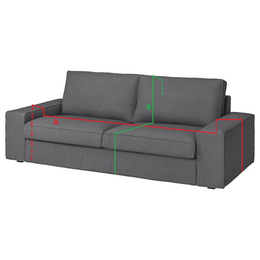 Natural linen couch cover - Linen Couture