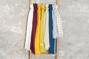Natural linen scarves - Linen Couture