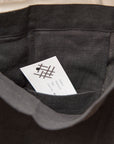 Black crossbody linen bag - Linen Couture Boutique