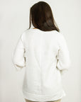 White Linen Oversize Top, Blouse, Women's Linen Clothing - Linen Couture Boutique