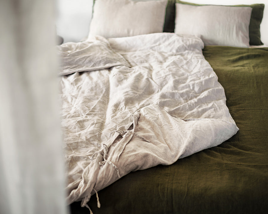 Softened linen duvet cover - Linen Couture