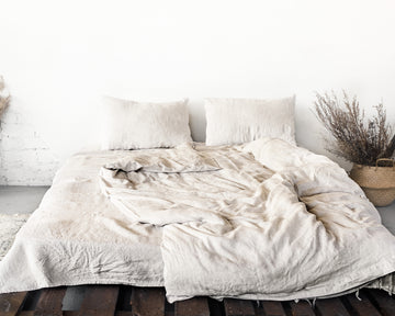 Natural light Linen Bedding Set - Linen Couture