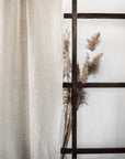 Natural Light linen curtain panel with rod pocket - Linen Couture Boutique