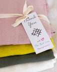 Pear linen tote bag - Linen Couture Boutique