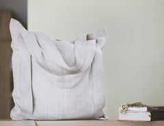 Natural Light linen canvas bag - Linen Couture Boutique