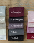 Set of linen samples (10 colors in one set) - Linen Couture Boutique